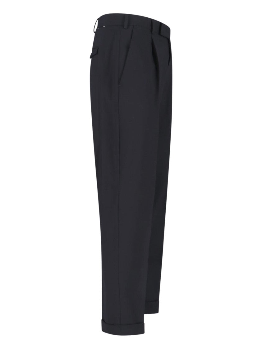Pt Torino Tailored Straight-Leg Trousers With Minimalist Design