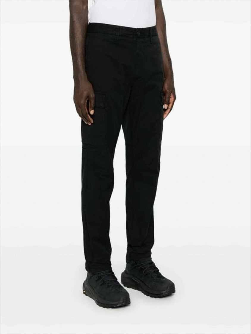 Stone Island Straight-Fit Cargo Pants With Signature Logo Detail