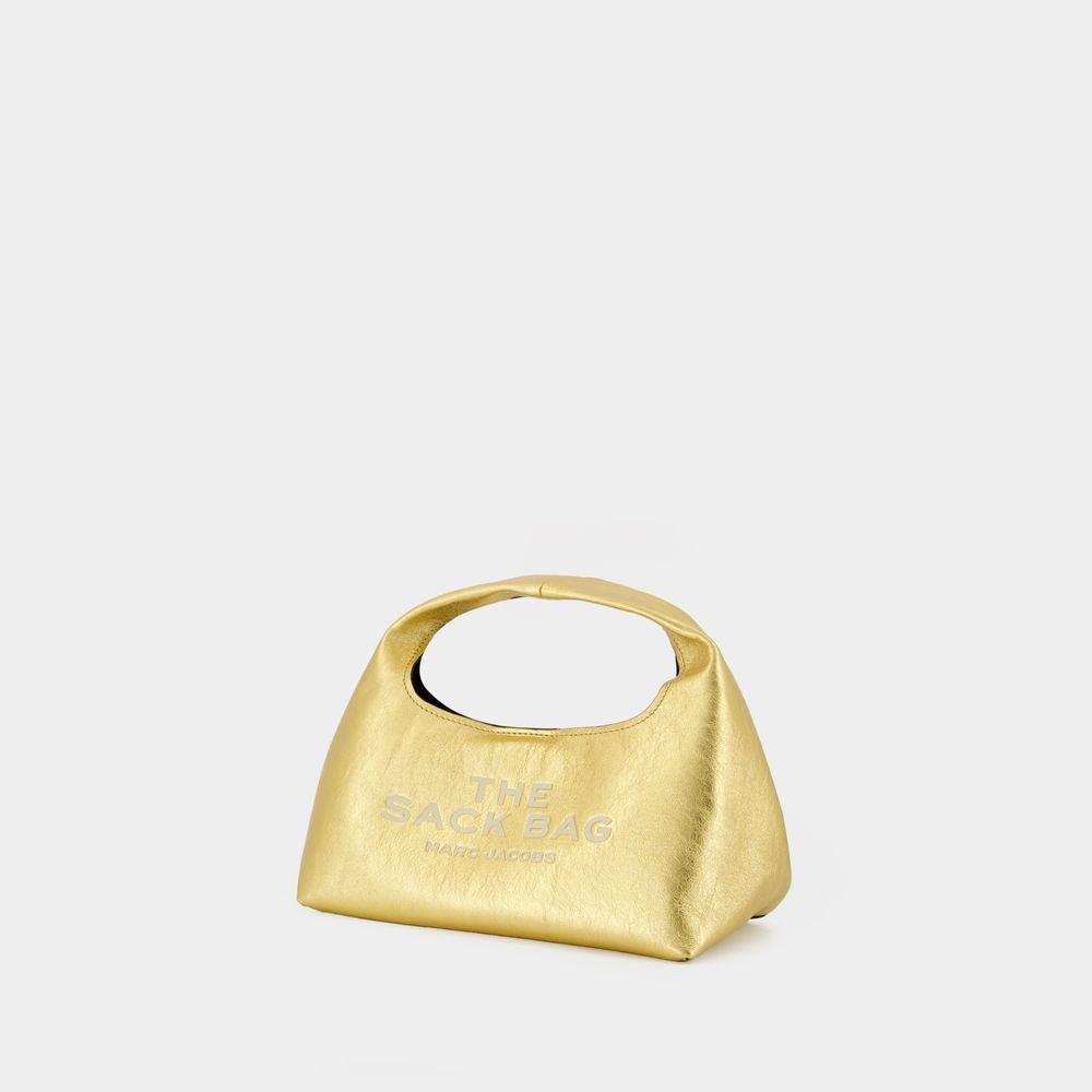 Marc Jacobs The Mini Sack Purse - Leather - Gold