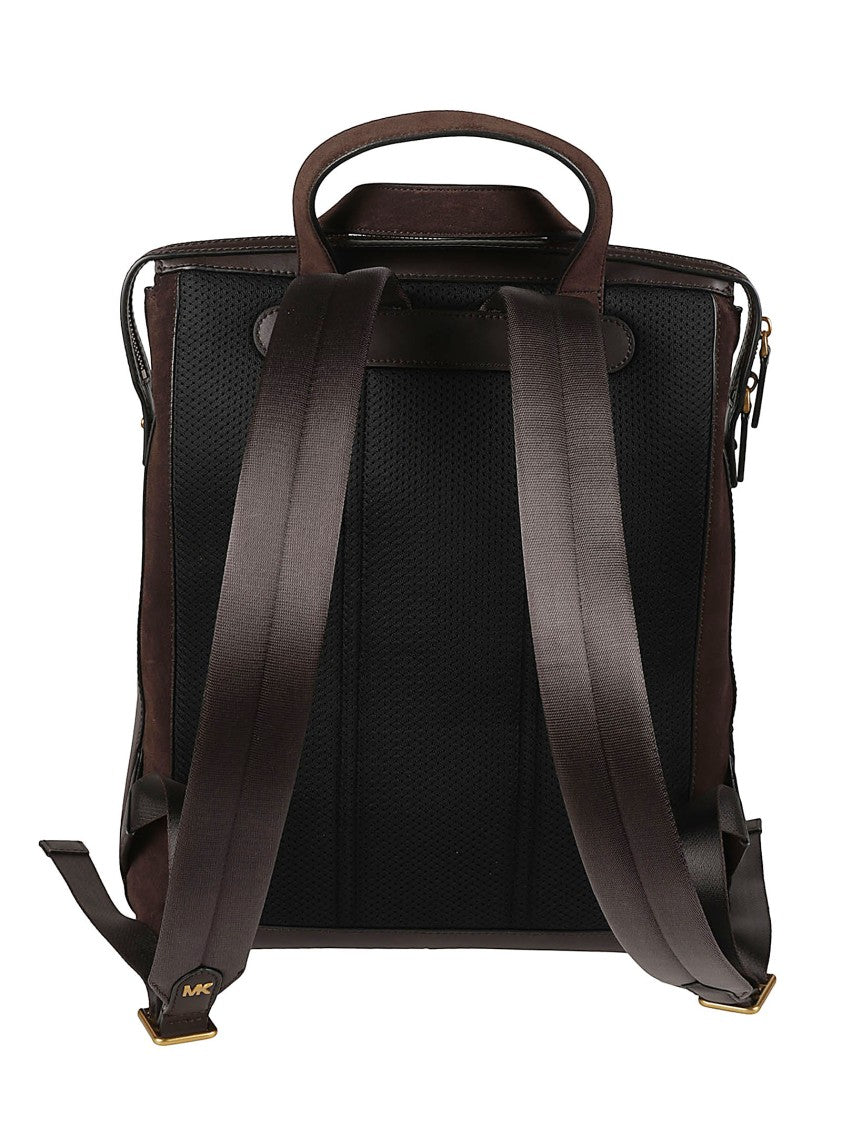 Michael Kors Nicholas Top Handle Leather Backpack