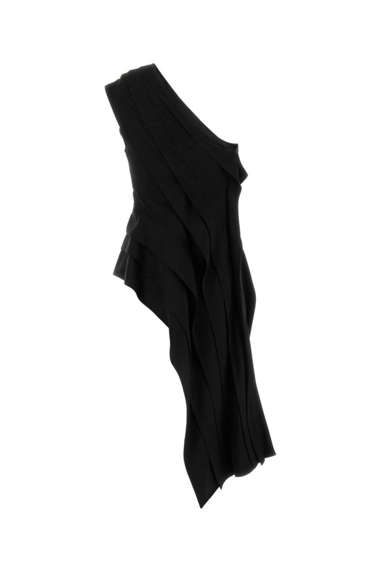 Bottega Veneta Black Stretch Viscose Top