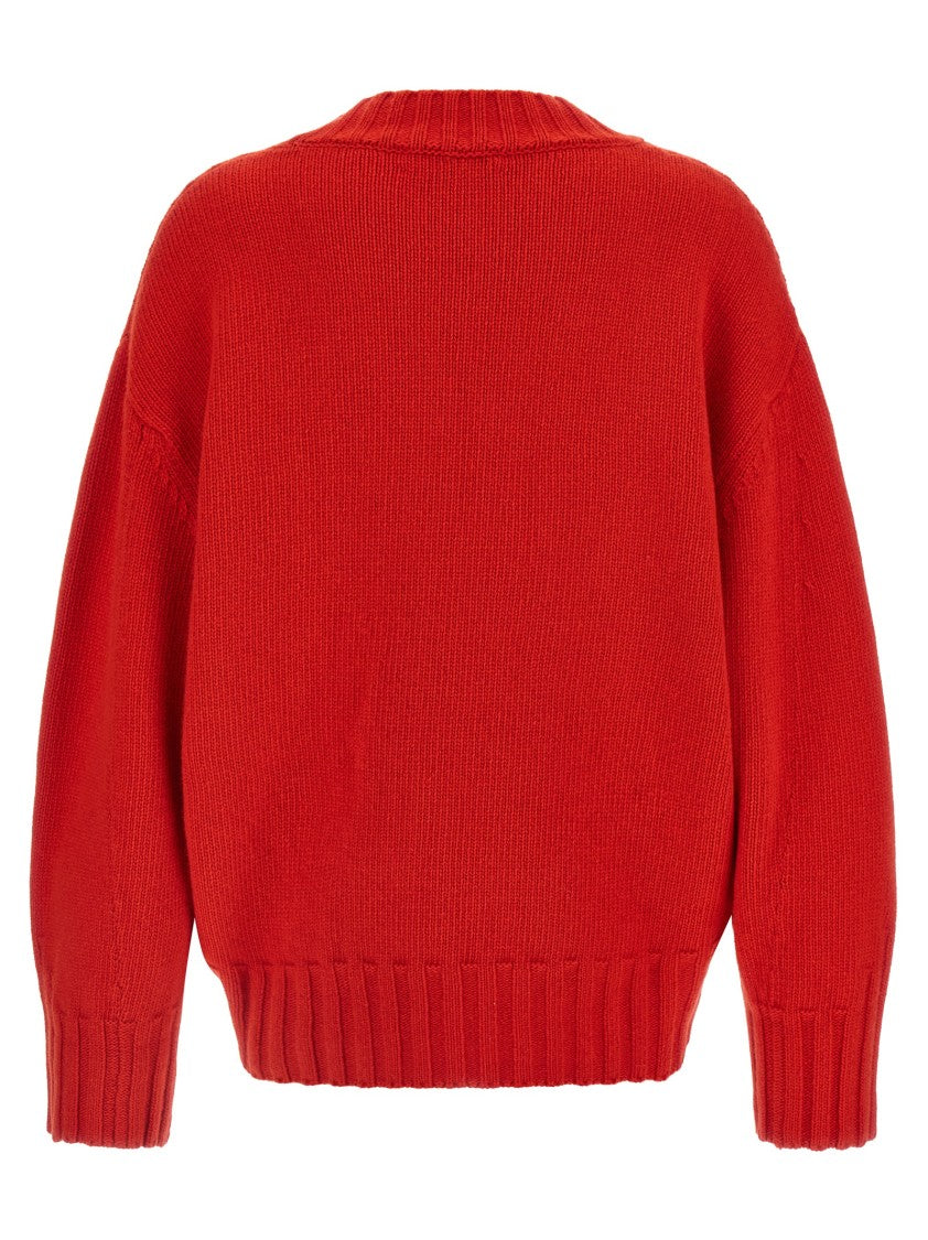 The Attico Asymmetrical Hem Sweater