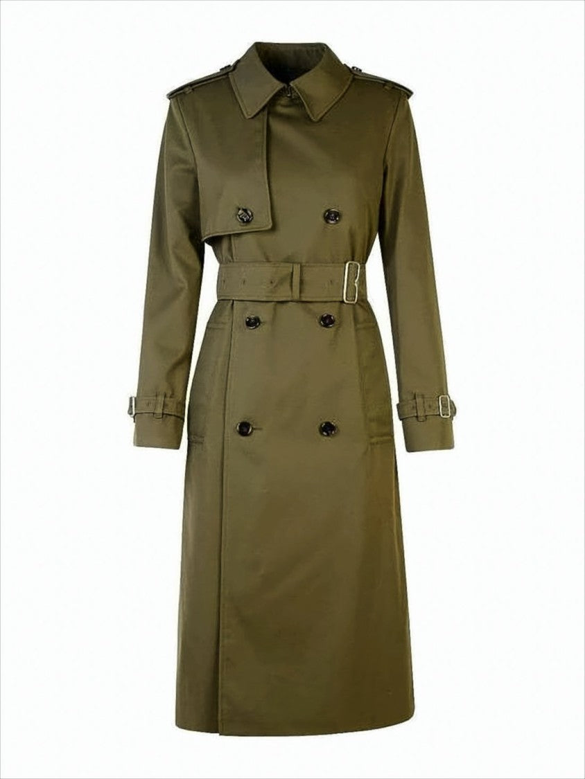 Burberry Classic Double-Breasted Trench Coat With Structured Fit