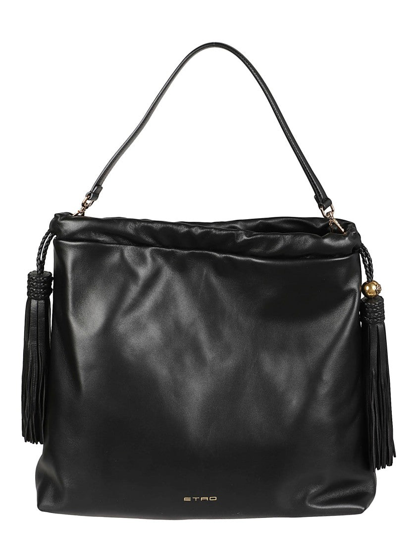 Etro Large Kalispera Shopping Bag With Soft Lamb Leather