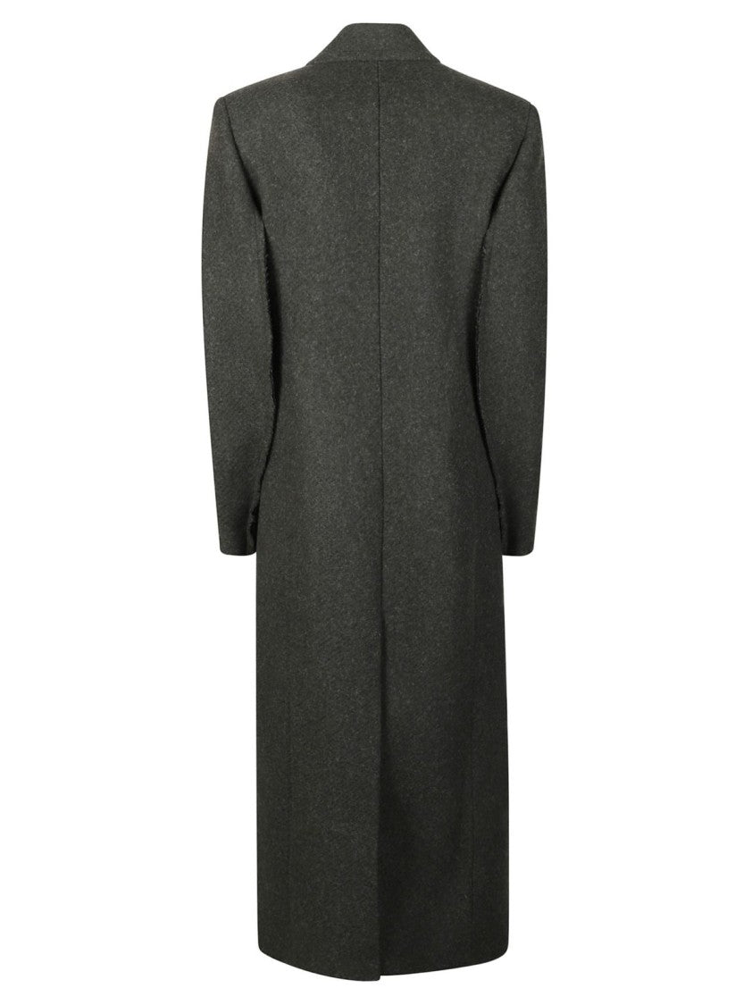 Victoria Beckham Wool Coat – Green