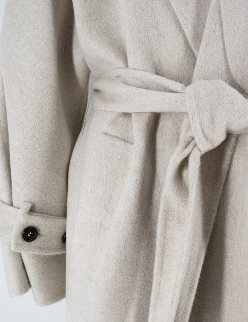 Brunello Cucinelli Marble Coat With Belt