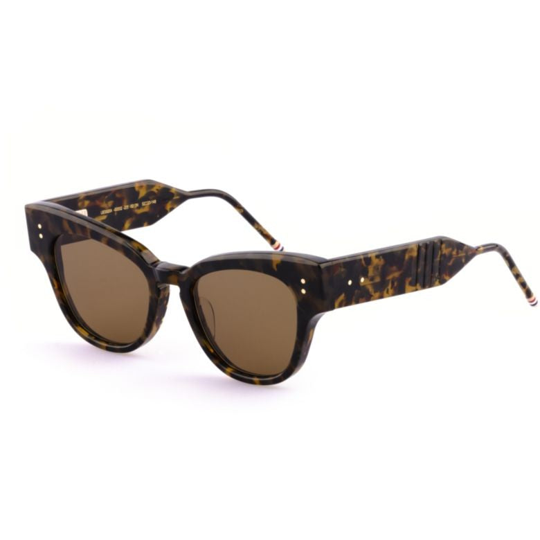 Thom Browne Ues925a Thick Acetate Tortoiseshell Sunglasses