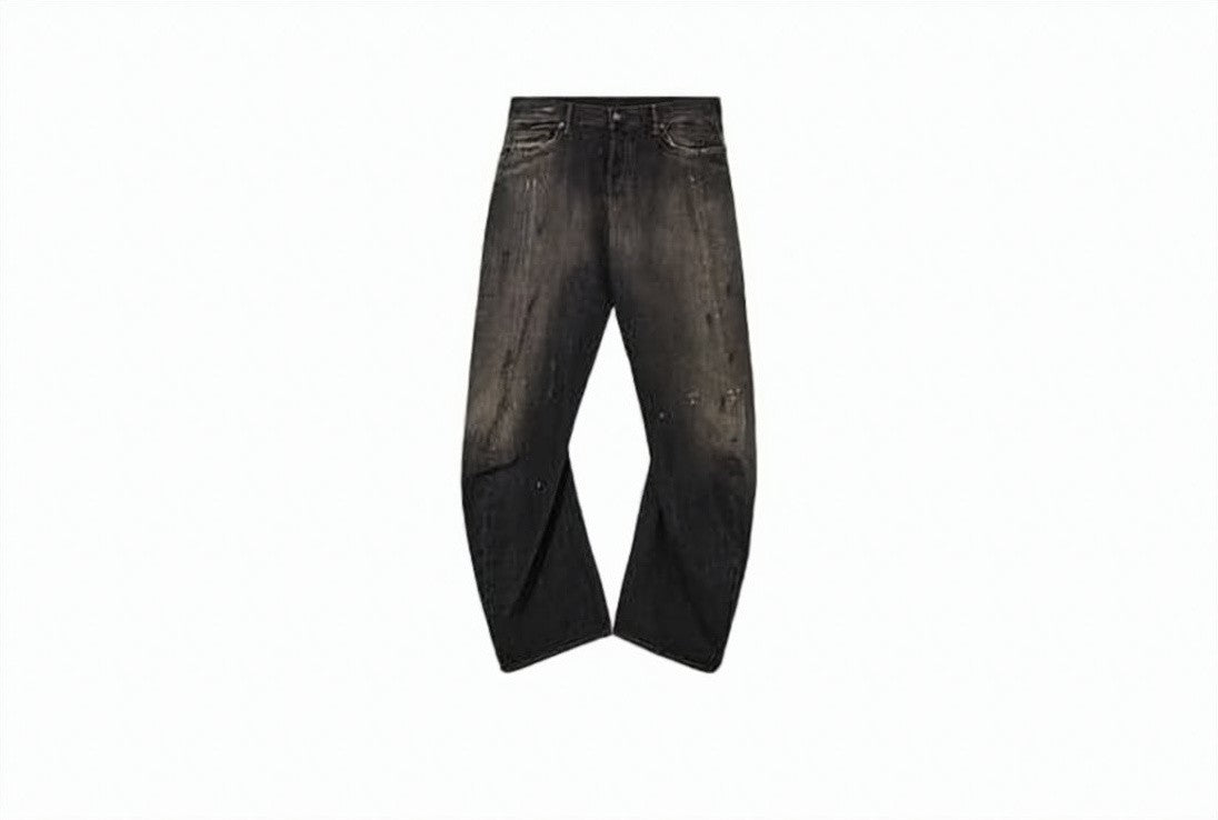 Acne Studios Faded Black Denim Pants