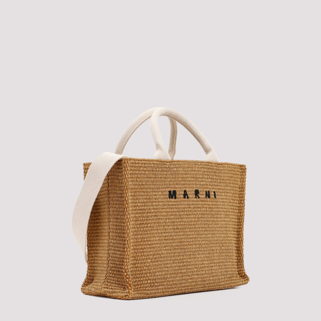 Marni Raffia East-West Tote Bag