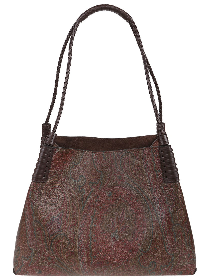 Etro Medium Libra Arnica Paisley Tote Bag