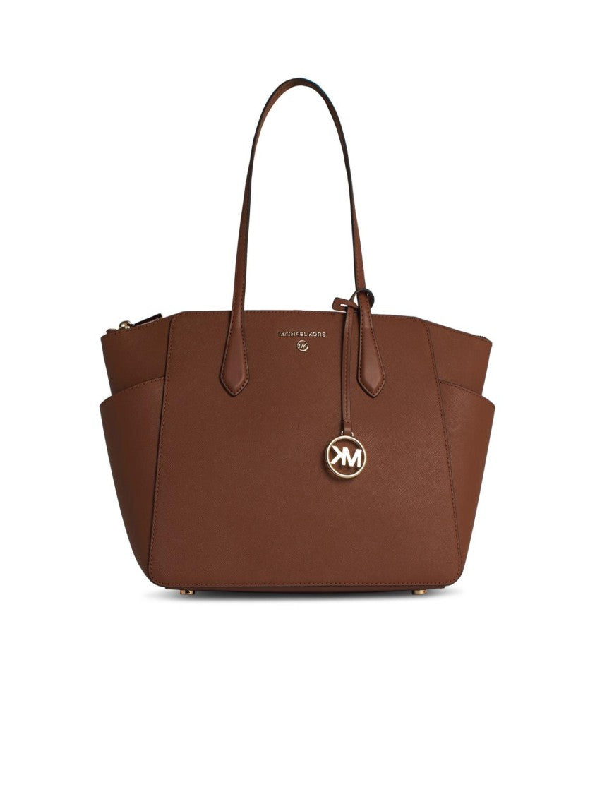 Michael Michael Kors Marylin' Brown Leather Shopping Bag