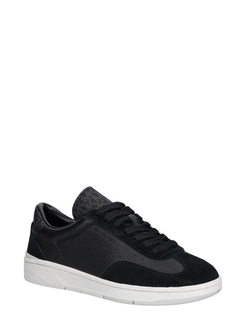 Michael Kors Wilton Textured Leather Suede Low-Top Sneakers