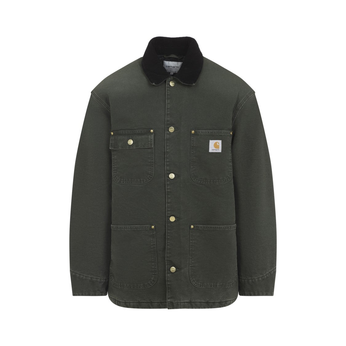 Carhartt Wip Og Chore Green Cotton Jacket