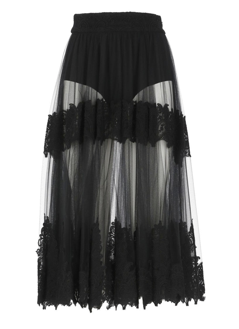 Elisabetta Franchi Tulle Skirt