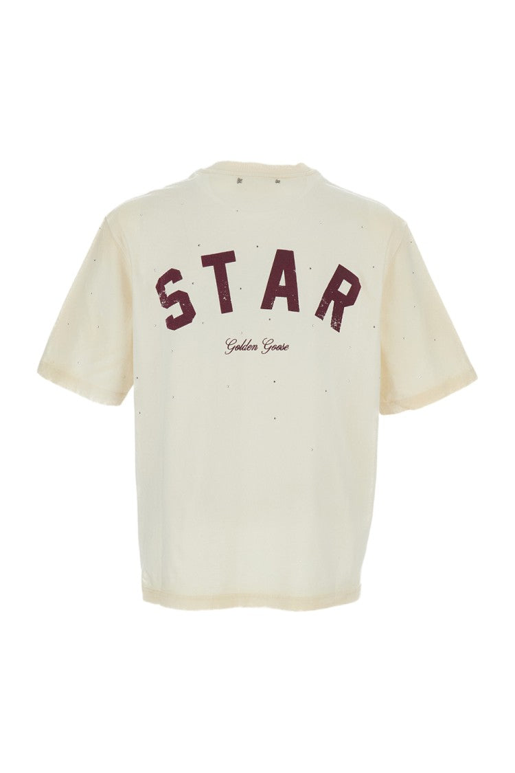 Golden Goose Relaxed Fit Vintage Treatment Cotton T-Shirt