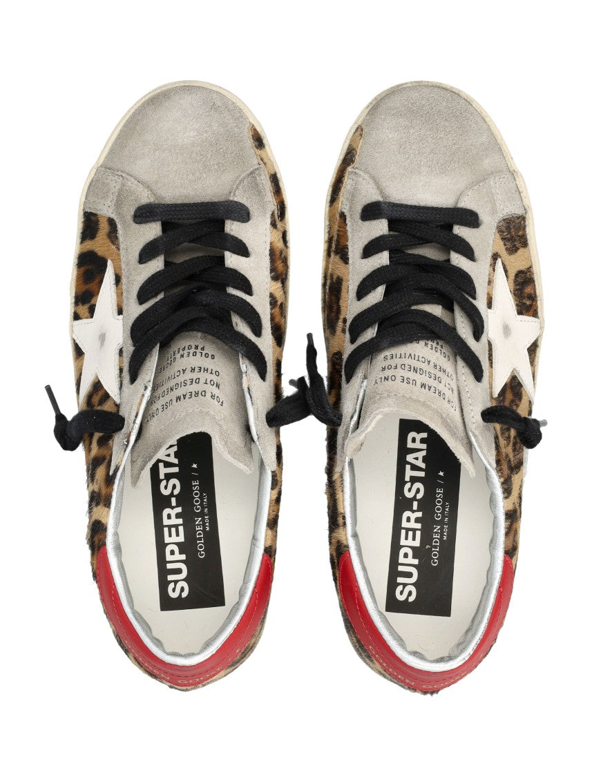 Golden Goose Golden Goose Super-Star Woman's Sneakers Leopard Print