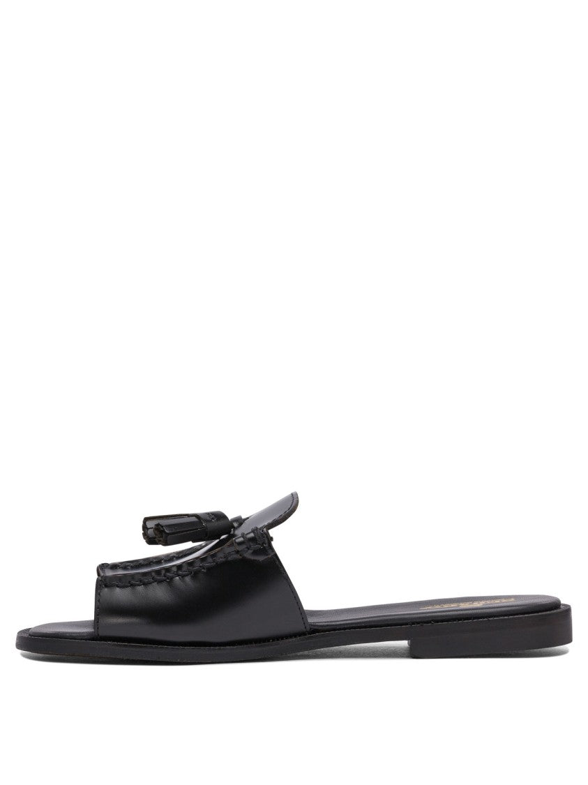 Sebago Leather Open-Toe Sandals With Braided Detailing