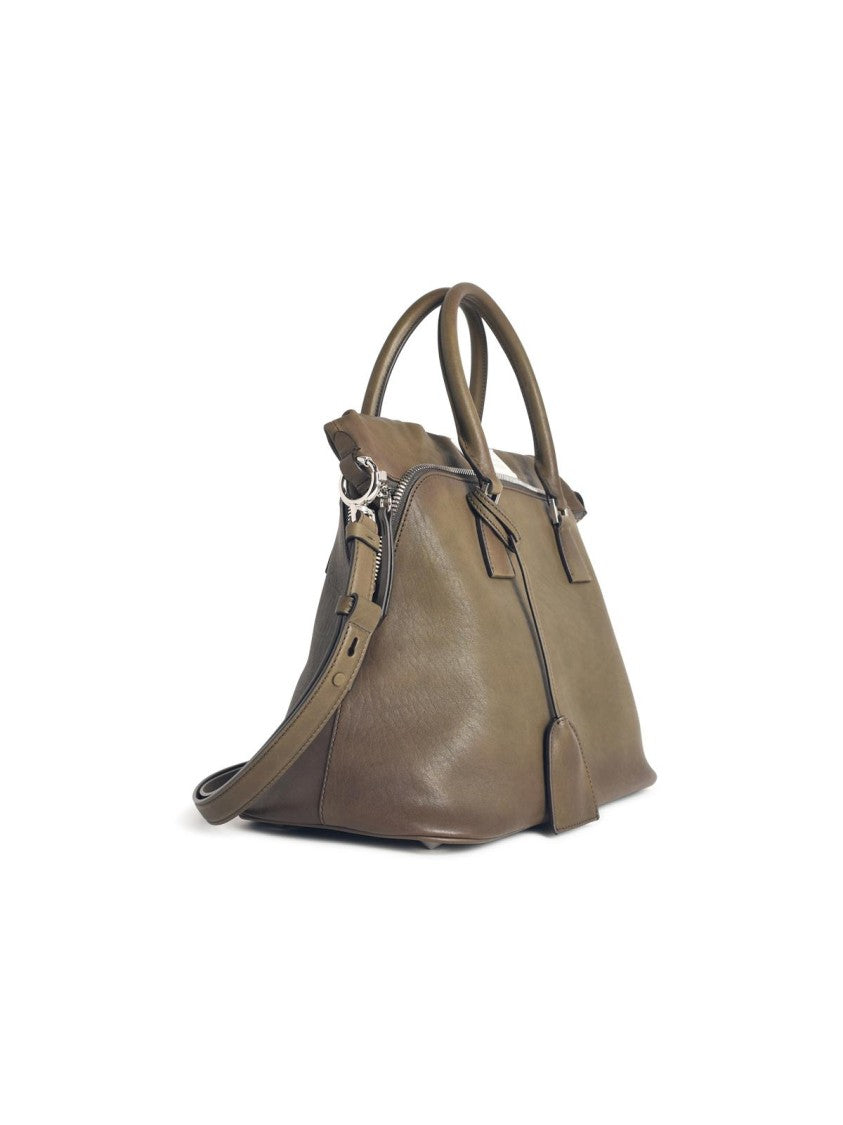 Maison Margiela '5Ac' Green Leather Bag