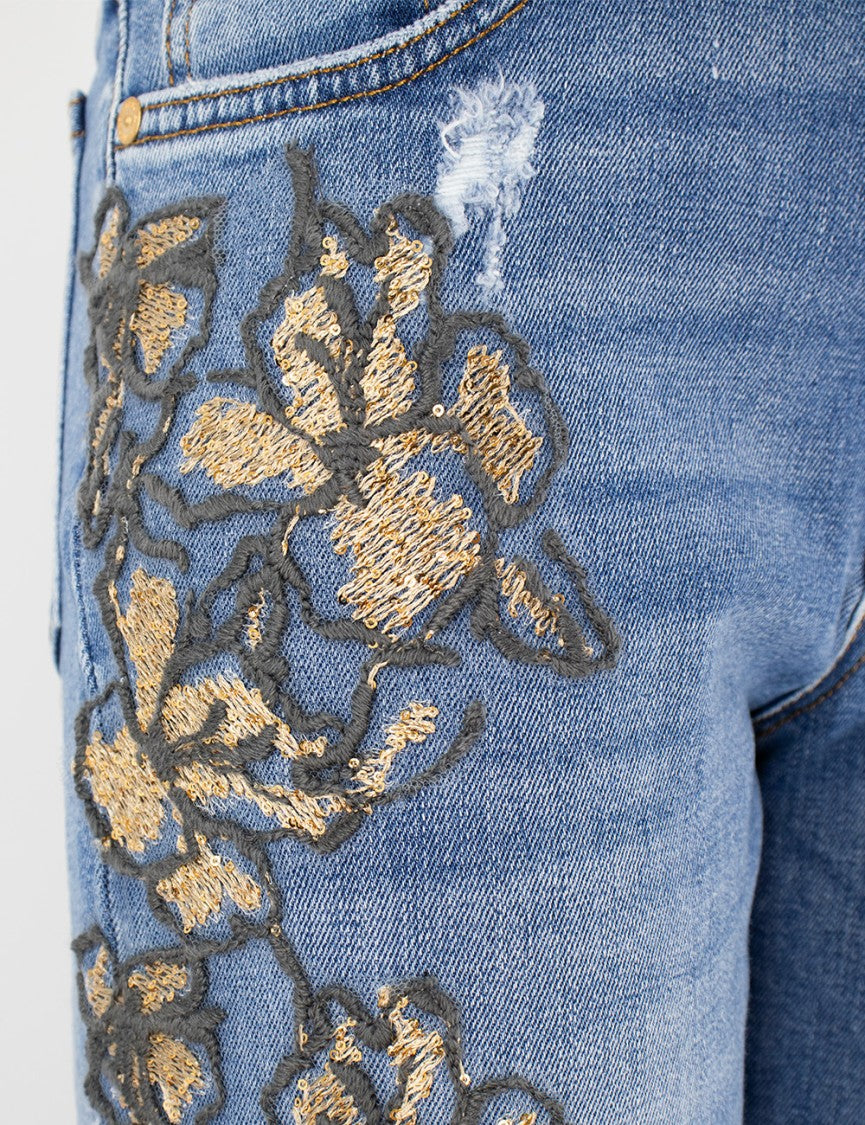 Ermanno Firenze Light Blue Skinny Jeans