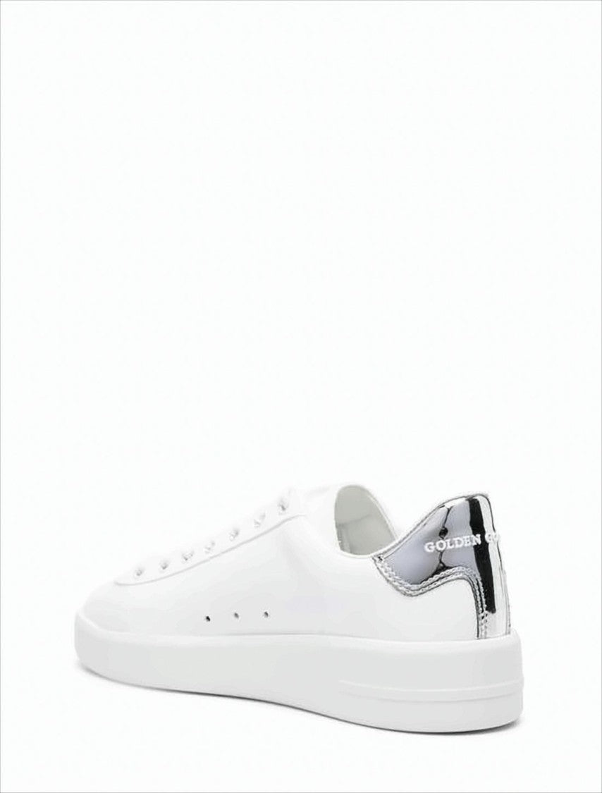 Golden Goose Low-Top Sneaker With Metallic Accents And Star Detailing