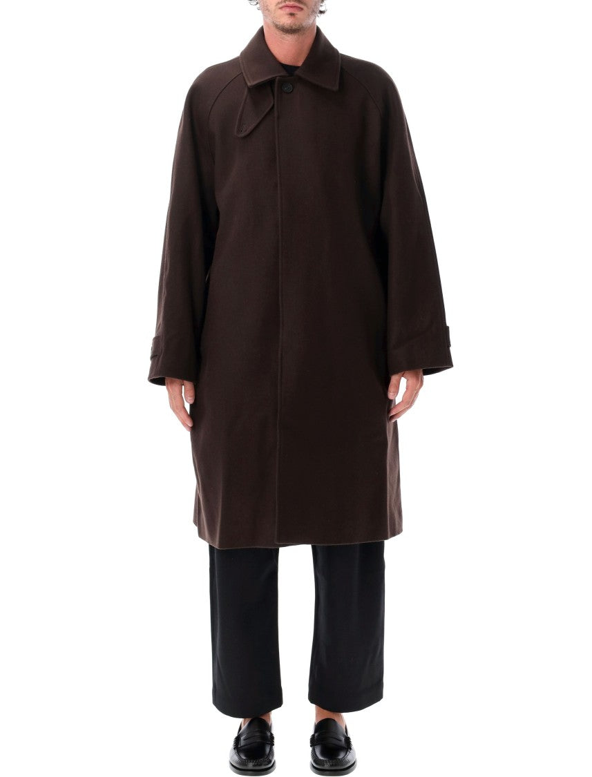 Studio Nicholson Single-Breasted Minimalist Coat