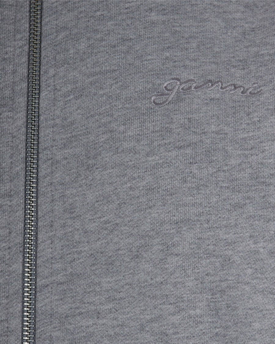 Ganni Teddy Paloma Melange Sweatshirt