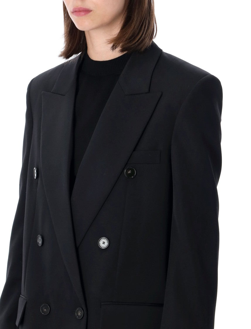 Stella Mccartney Double-Breasted Oversized Blazer With Structured Shoulders