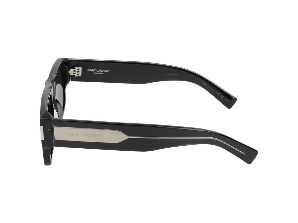 Saint Laurent Black Square Frame Acetate Sunglasses