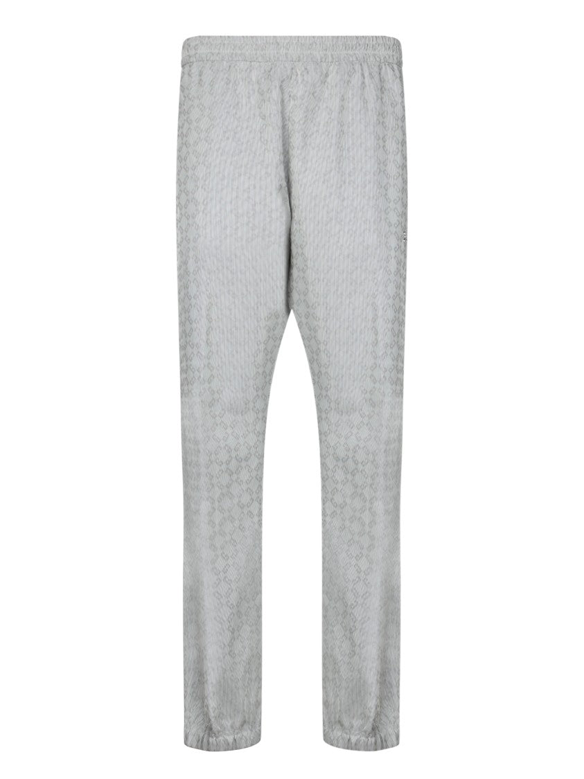 Givenchy Grey Track Pants With Iconic Monogram Pattern