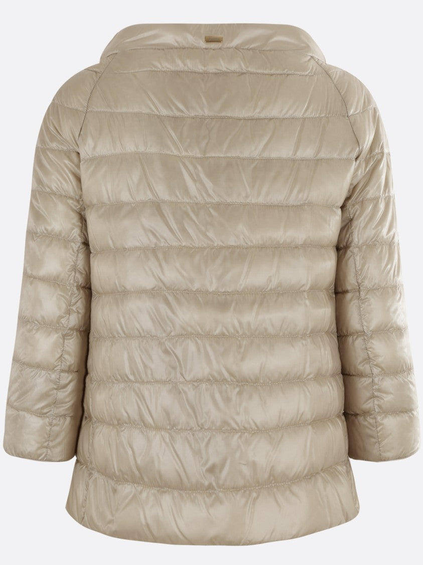 Herno Neutral Piumino Lightweight Petal Sleeve Jacket