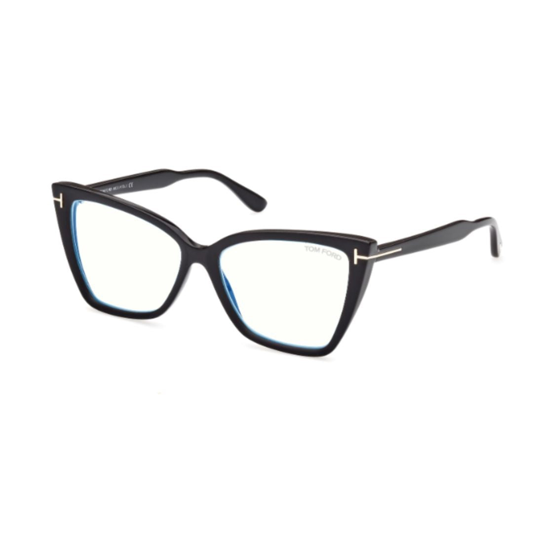 Tom Ford Ft5844-B Oversized Cat-Eye Eyeglasses