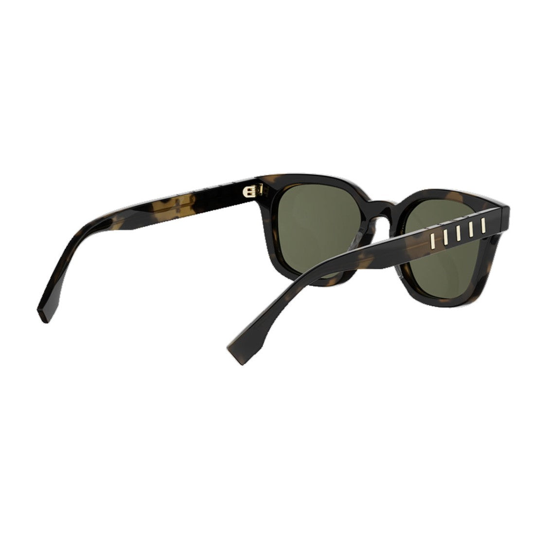 Fendi Havana Five Sisters Square Acetate Sunglasses