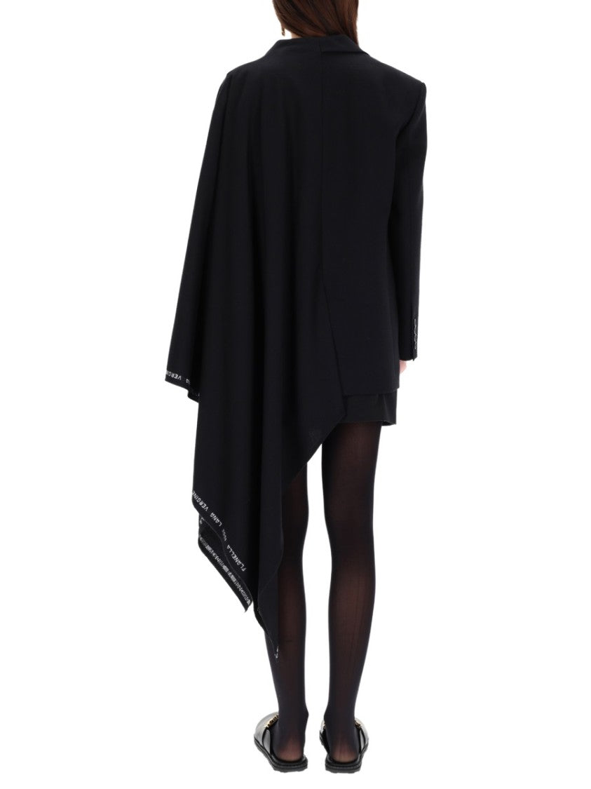 Moschino Asymmetrical Black Blazer