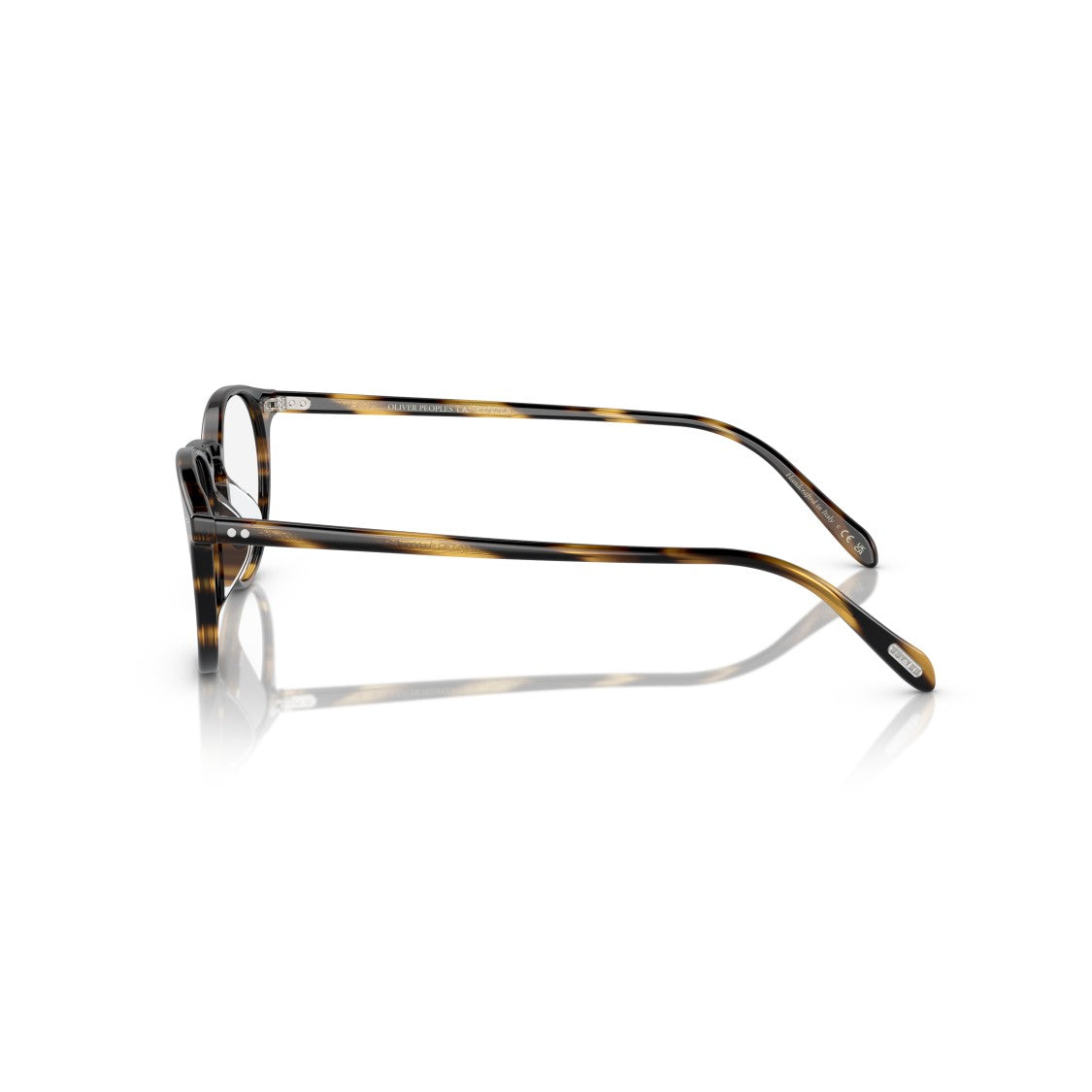Oliver Peoples 0Ov5004 Round Tortoiseshell Frame Eyeglasses With Keyhole Bridge