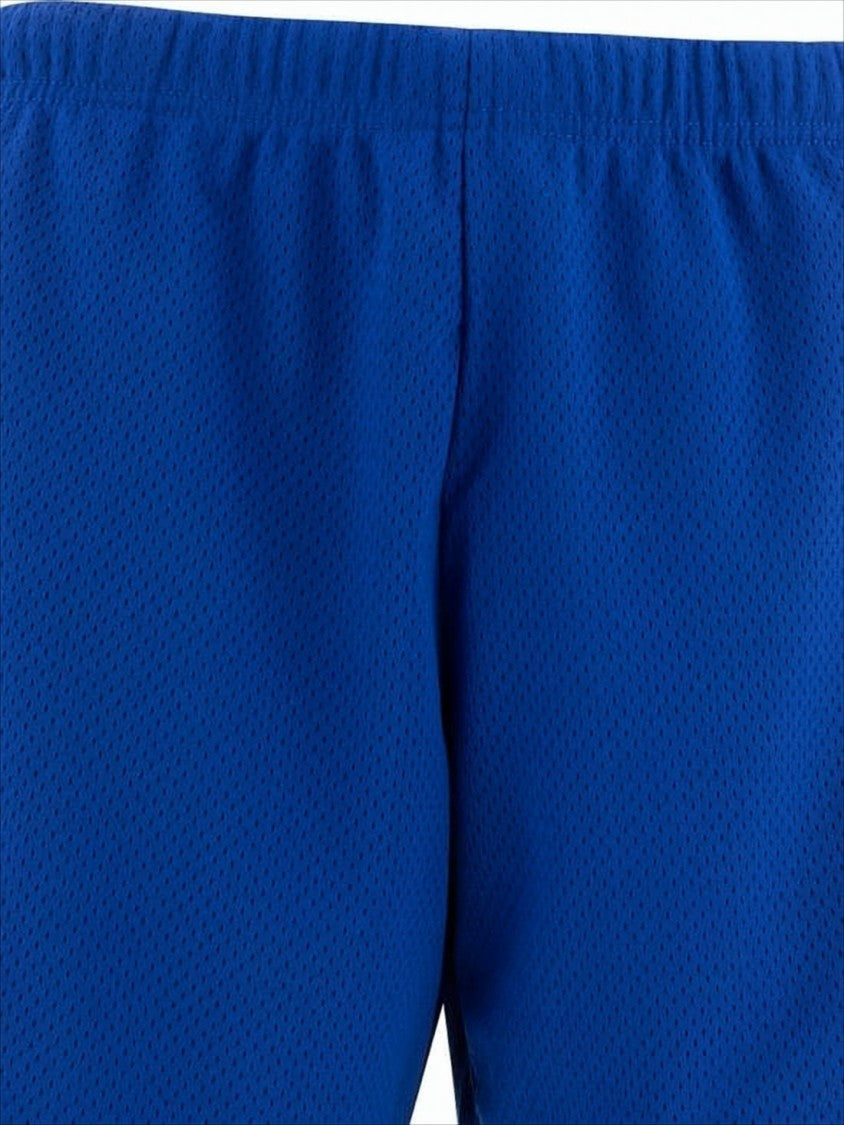 Gallery Dept. Breathable Blue Mesh Shorts With Contrasting Stripes