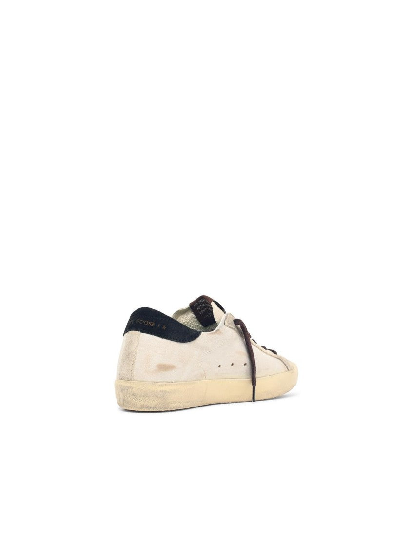 Golden Goose White Super Star Leather Sneakers
