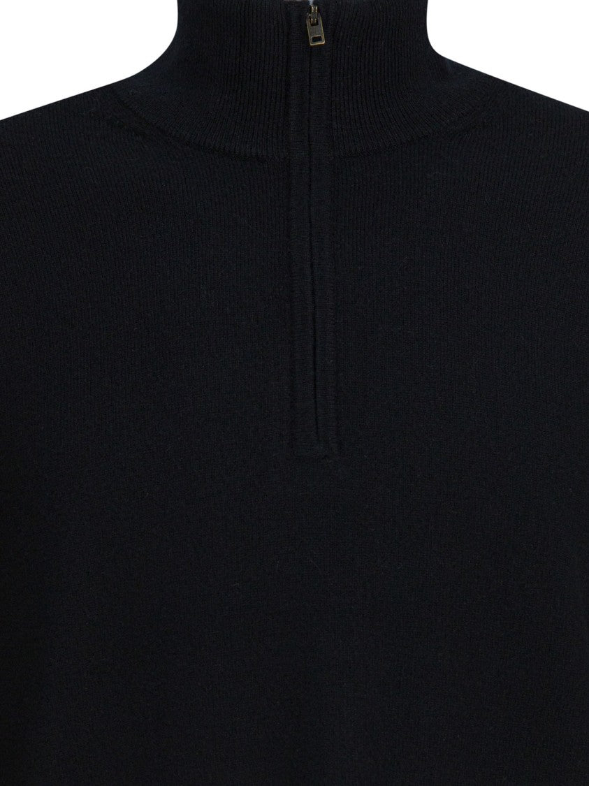 Vince Cashmere Sweater With Half Zipper