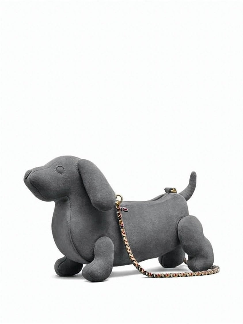 Thom Browne Dachshund-Motif Calf Leather Clutch