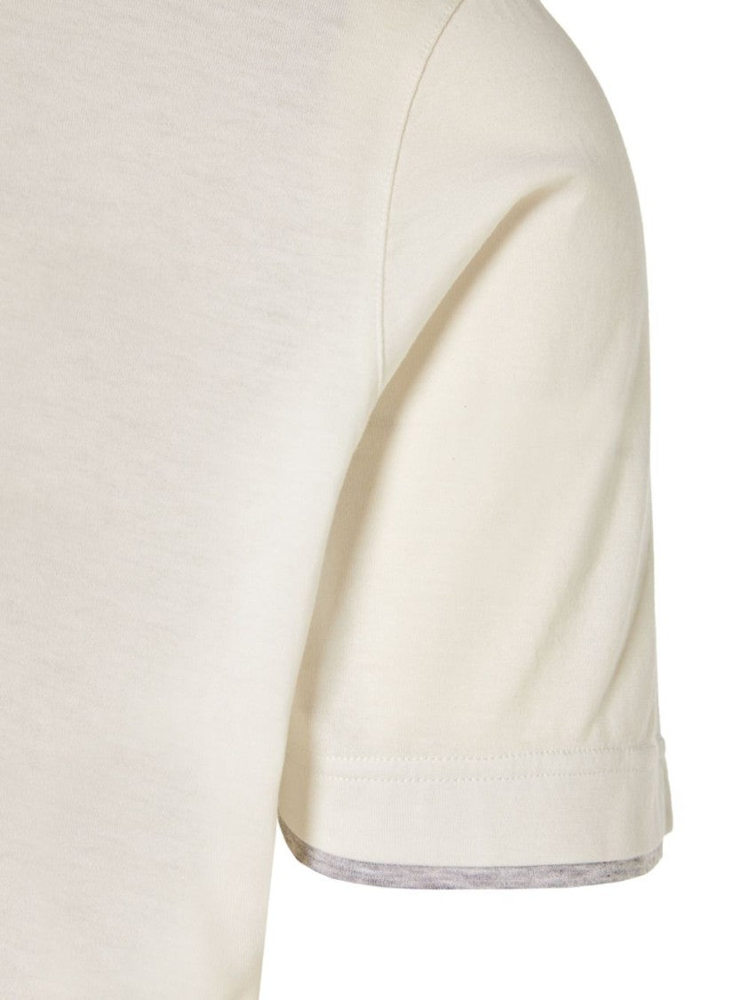 Barba White Classic Crew Neck T-Shirt