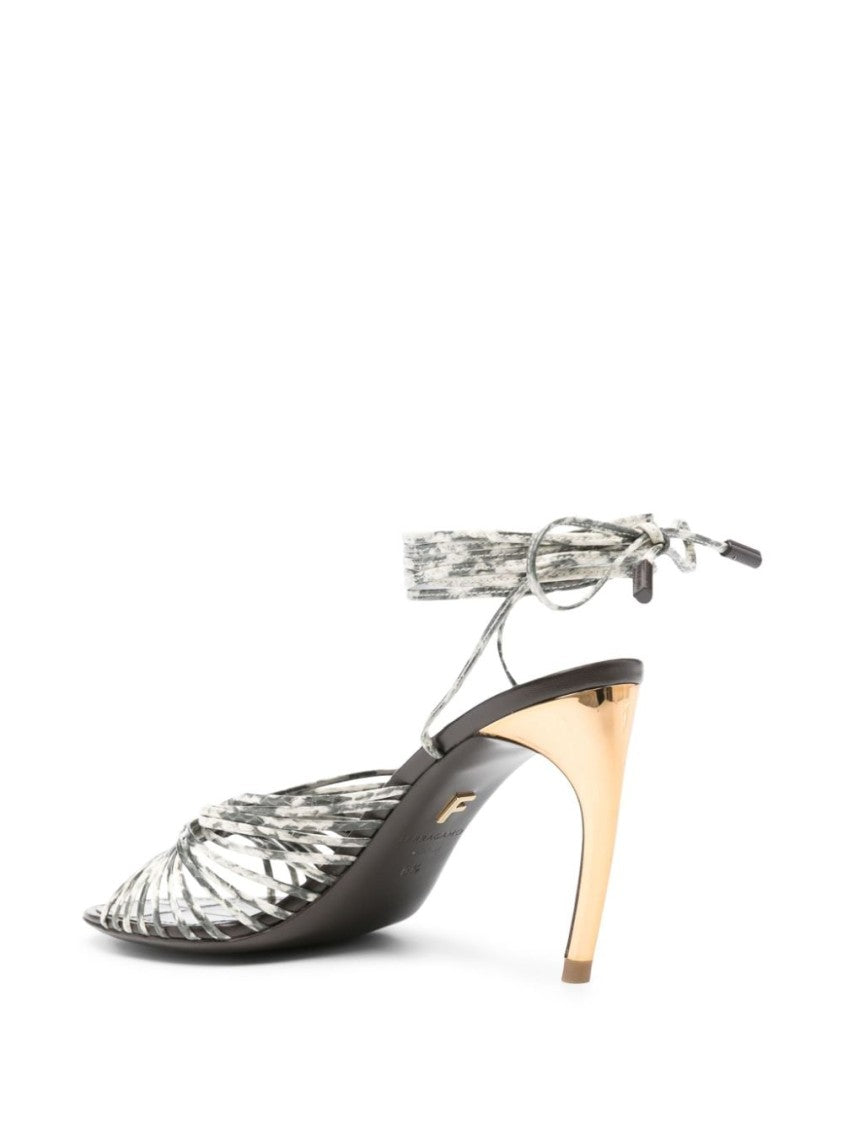 Ferragamo Caged Design Sandals