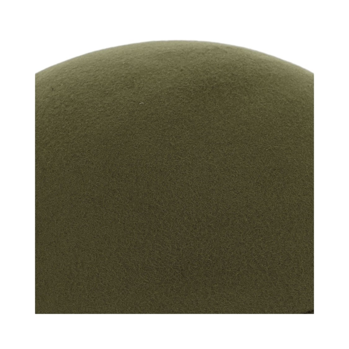 Alexia Alvarez De Toledo Green Stiff Wool Coppola Hat