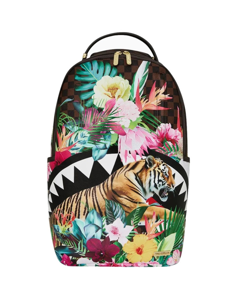 Sprayground Multicolor Flowering Jungle Shark 2 Backpack