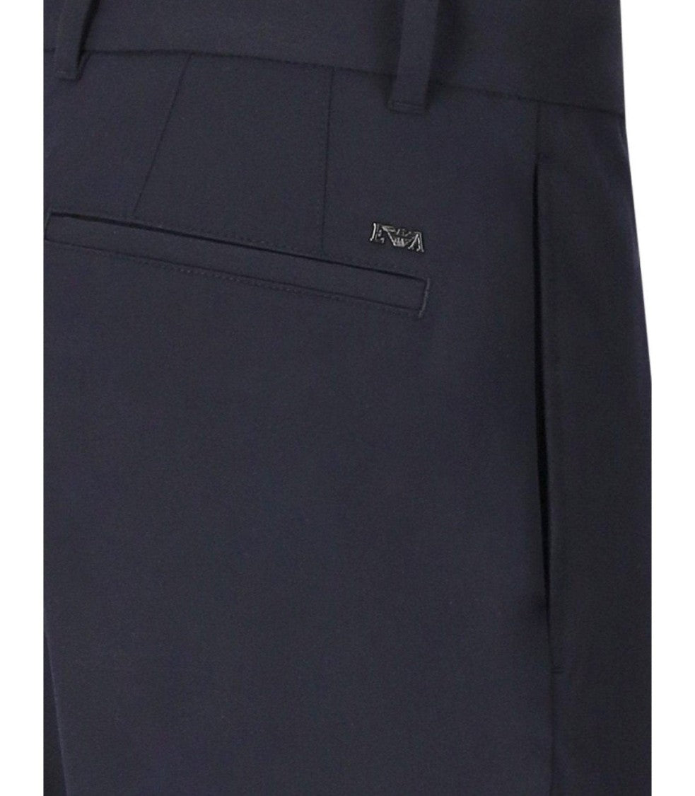Emporio Armani Navy Blue Trouser
