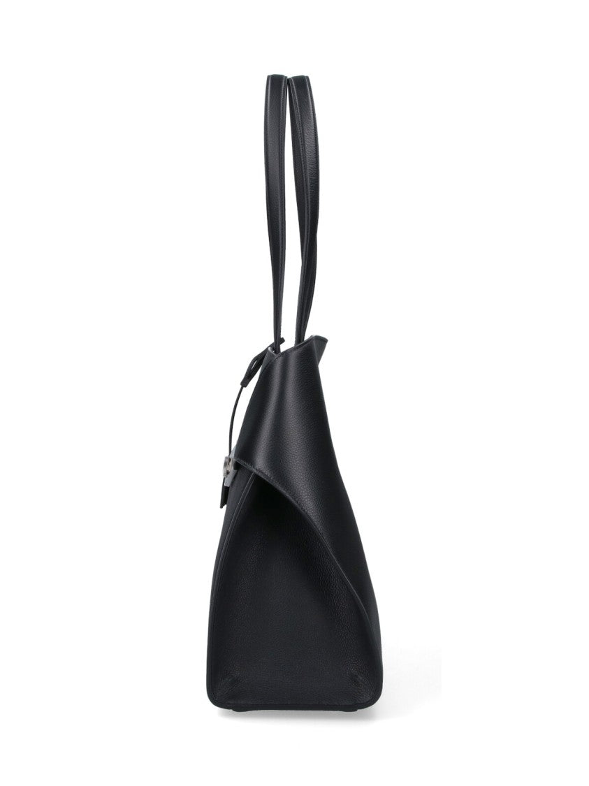 Ferragamo "Hug" Shoulder Bag – Black