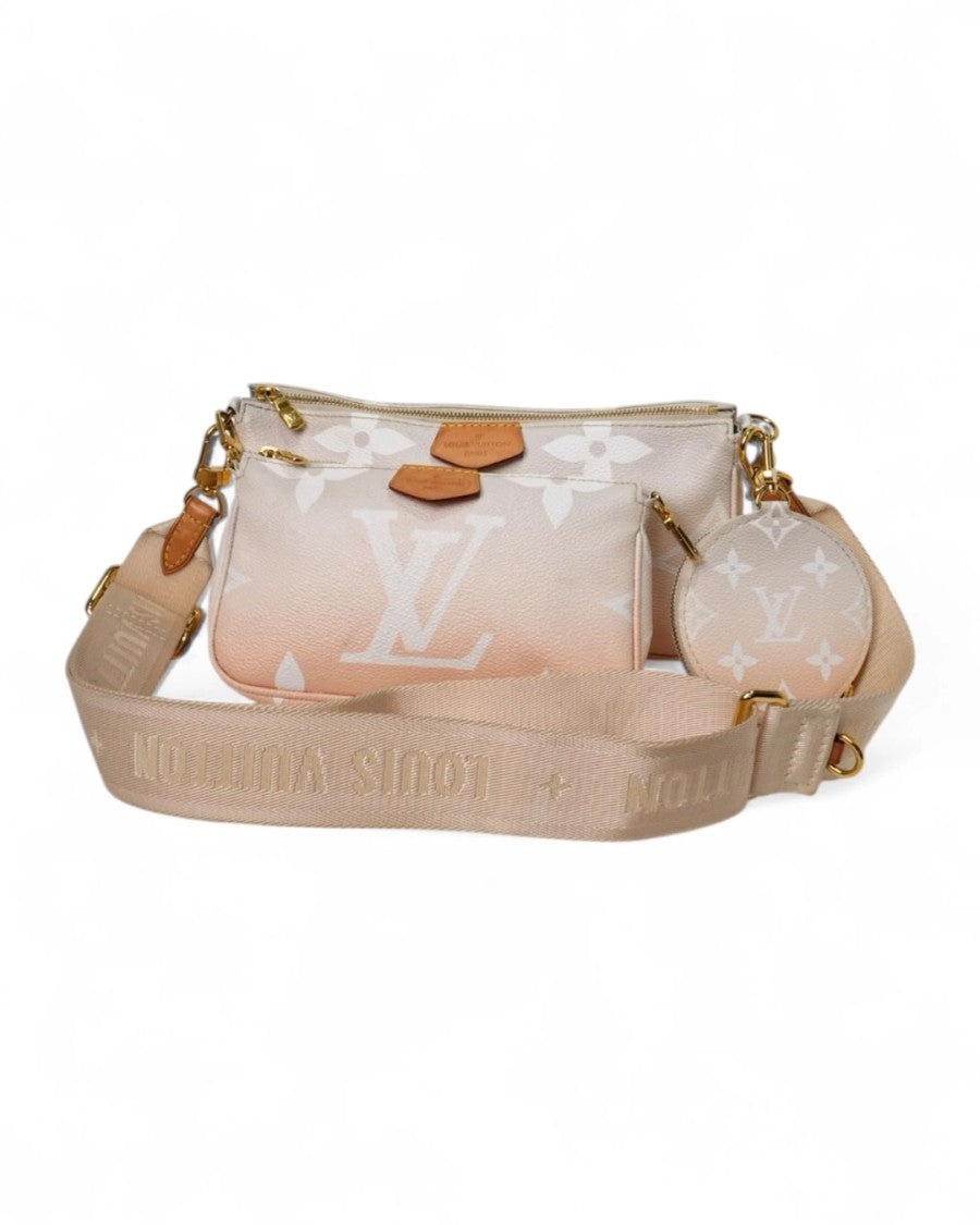 Louis Vuitton Multi Pochette Mm Sunset Pastel Pink