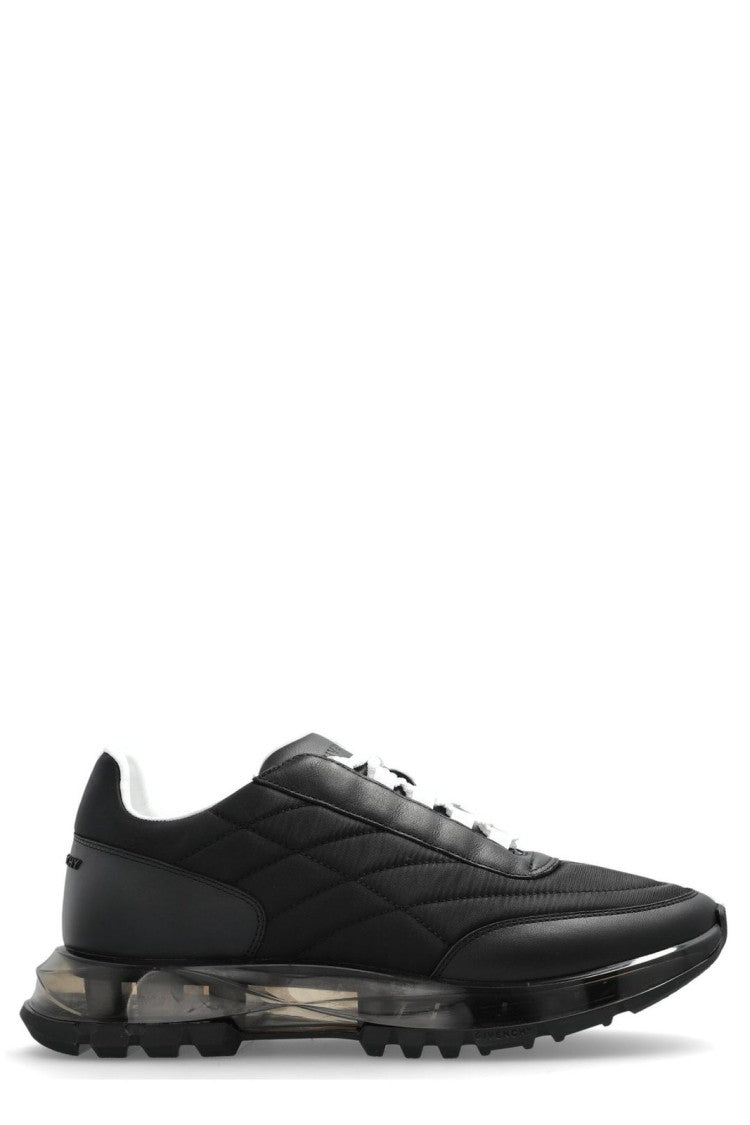 Givenchy Quilted Black Sneakers With Translucent Sole