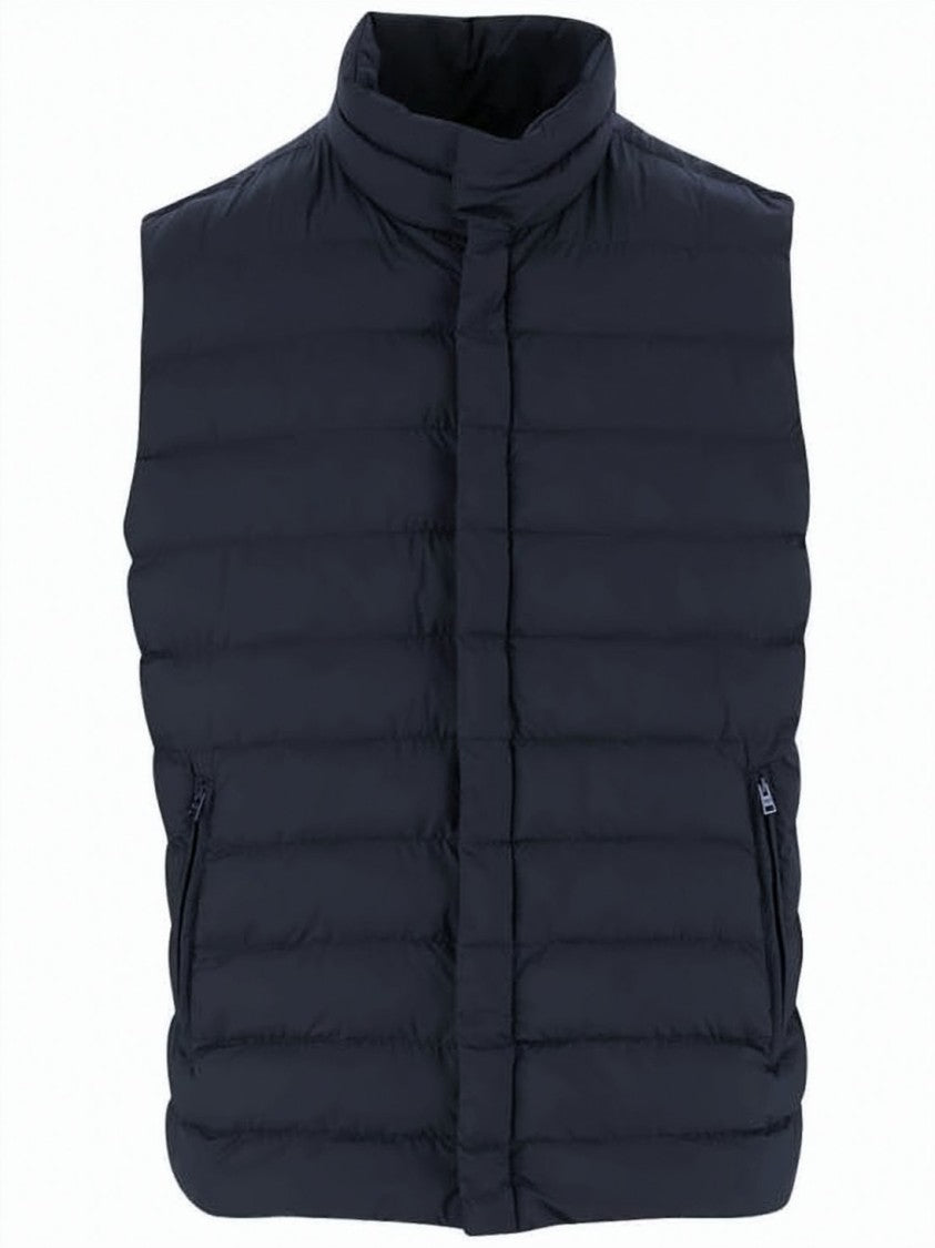 Herno Sleeveless Padded Vest With High Collar
