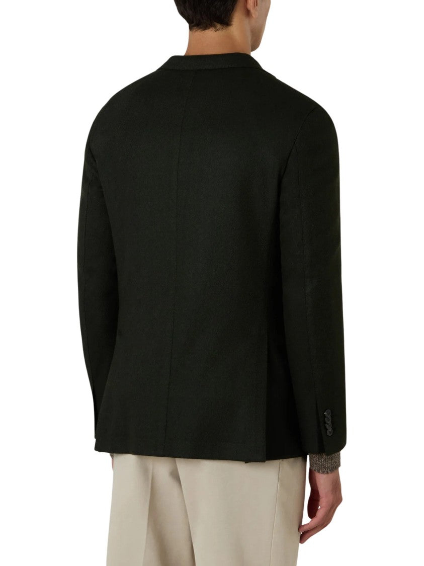 Boglioli Garment Dyed Wool Herringbone K-Jacket