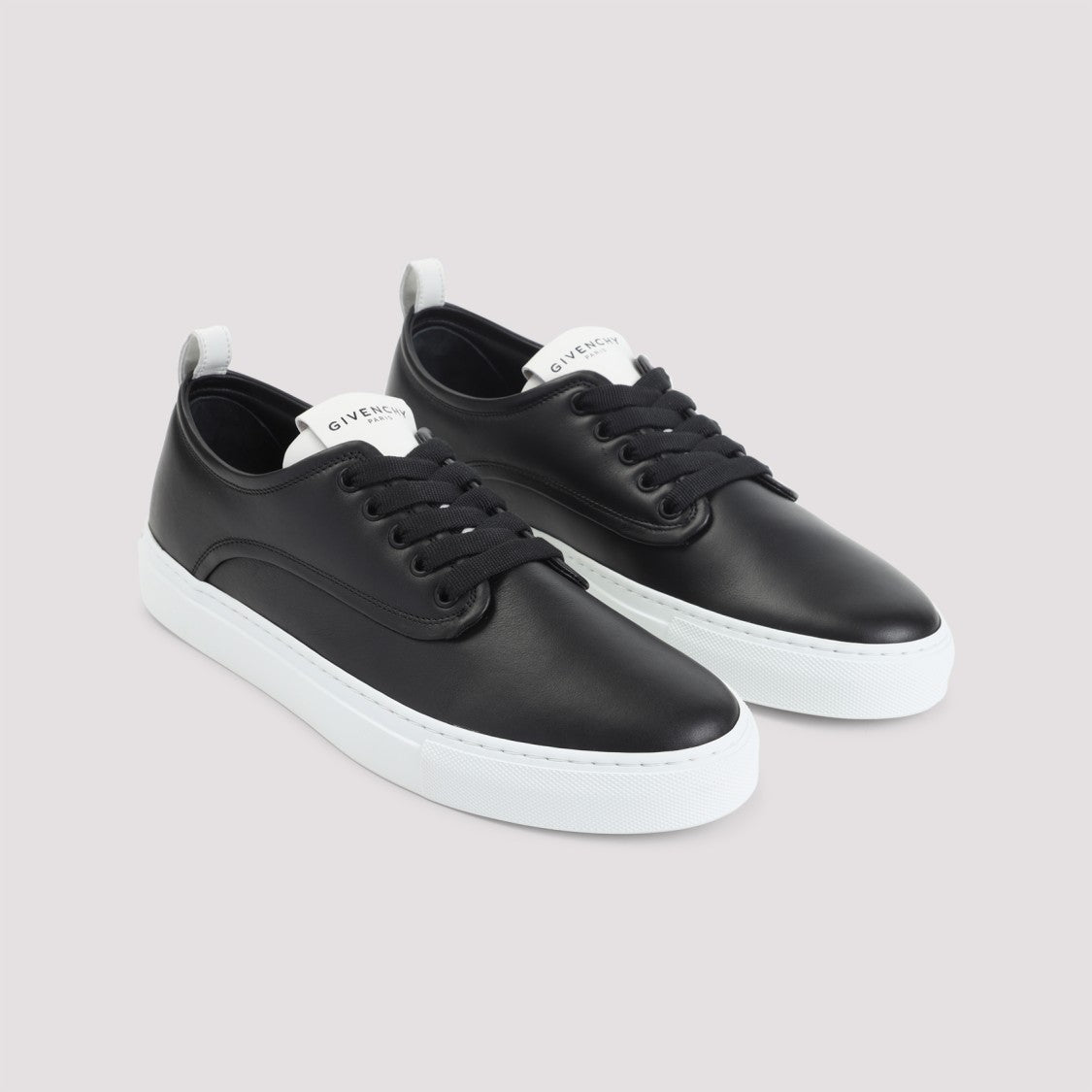 Givenchy Calf Leather Sneakers With Contrasting Sole