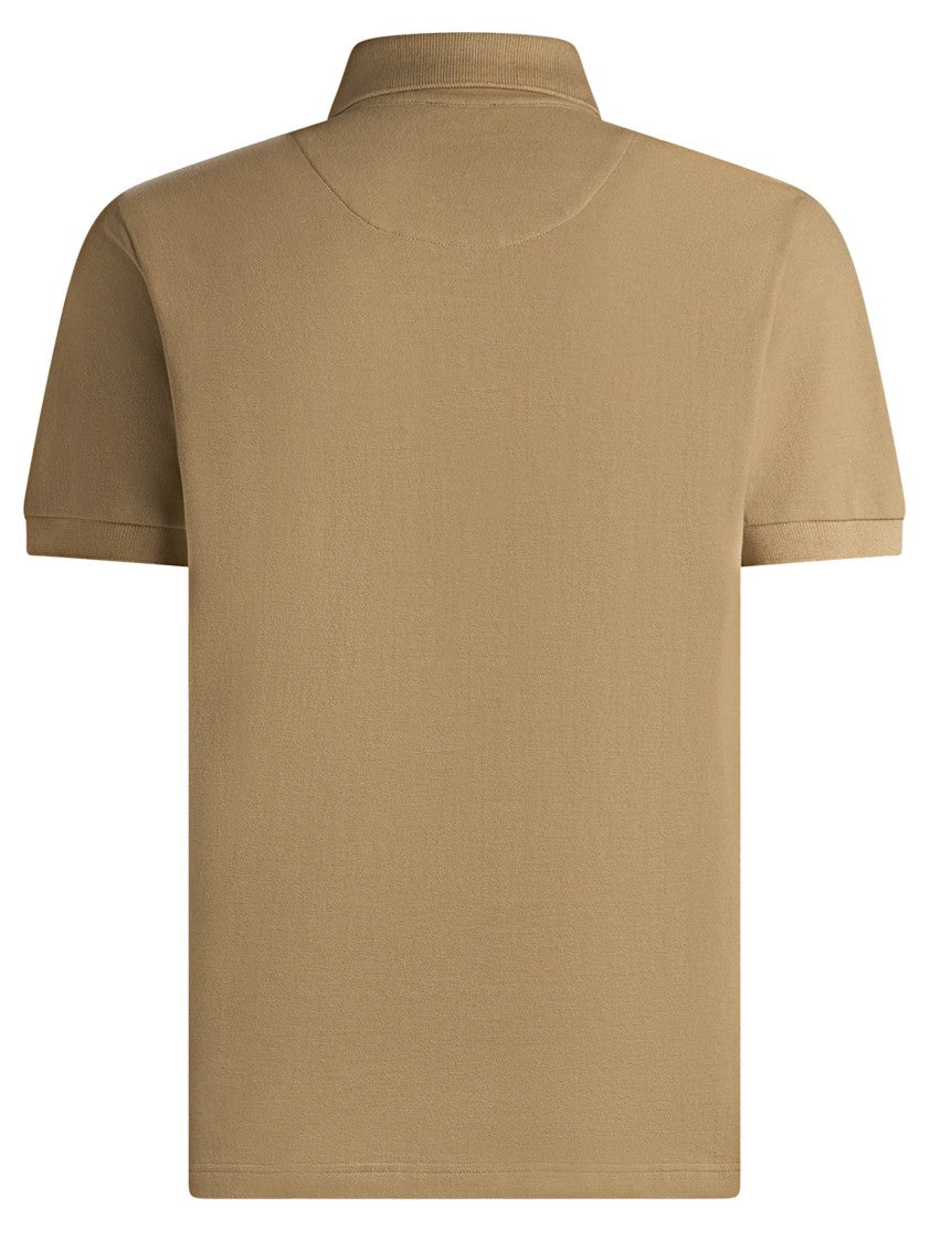 Etro Beige Cotton Pique Polo Shirt